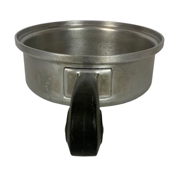 Vintage Saladmaster Aluminum 1 Qt Saucepan No 202 With Black Handle NO LID - Picture 3 of 9